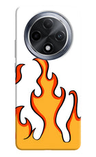 Fired Up – White Oppo F27 Pro Hard Case Back Cover by Casekaro