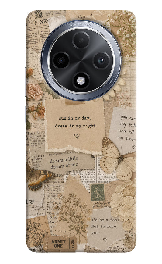 Vintage case Oppo F27 Pro Back Cover