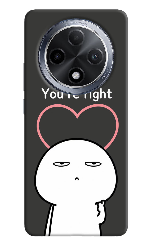 You're Right Oppo F27 Pro Hard Case Back Cover by Casekaro