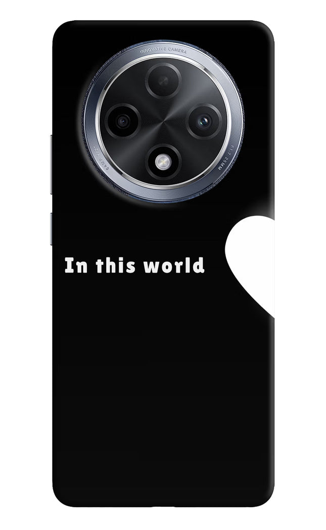 This World Oppo F27 Pro Hard Case Back Cover by Casekaro