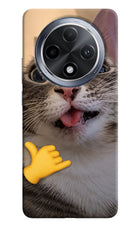 Silly Cat Call Oppo F27 Pro Hard Case Back Cover by Casekaro