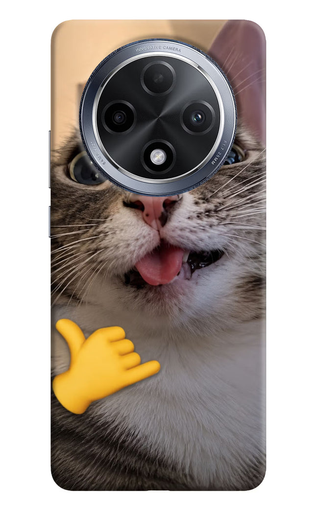 Silly Cat Call Oppo F27 Pro Hard Case Back Cover by Casekaro