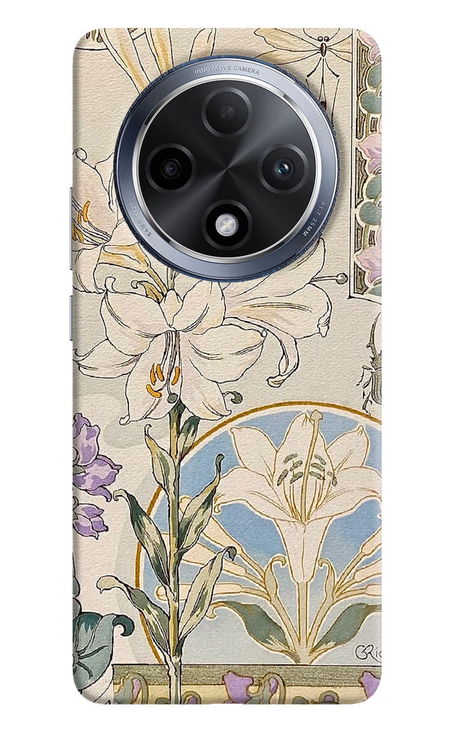 White Lily Oppo F27 Pro Hard Case Back Cover by Casekaro