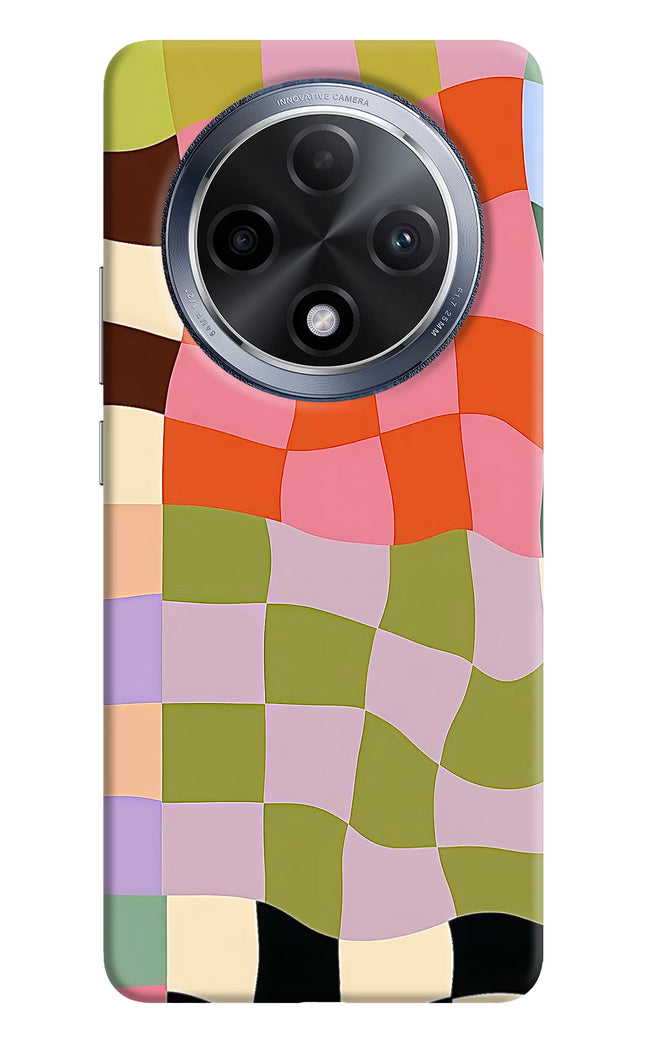Wavy Grid Oppo F27 Pro Hard Case Back Cover by Casekaro