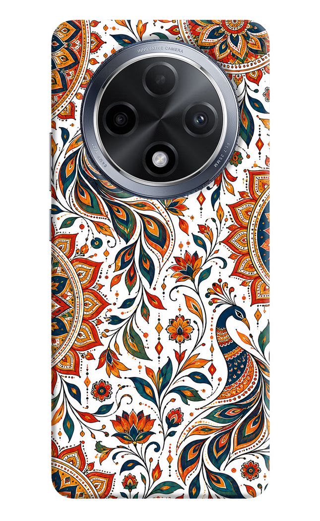 White Mayura Oppo F27 Pro Hard Case Back Cover by Casekaro
