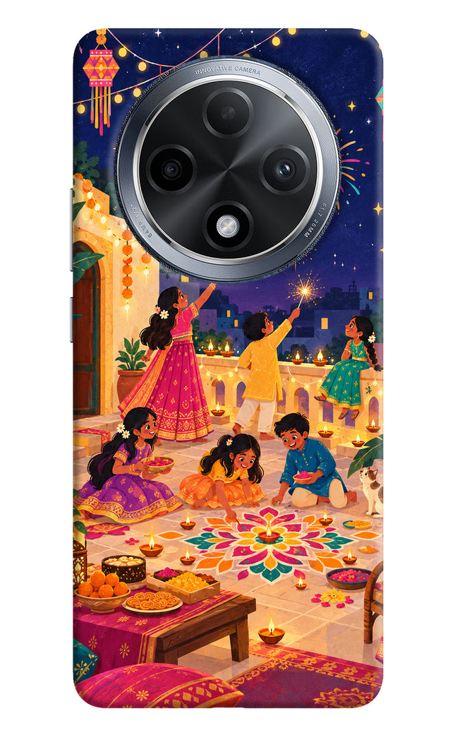 Diwali Night Oppo F27 Pro Hard Case Back Cover by Casekaro