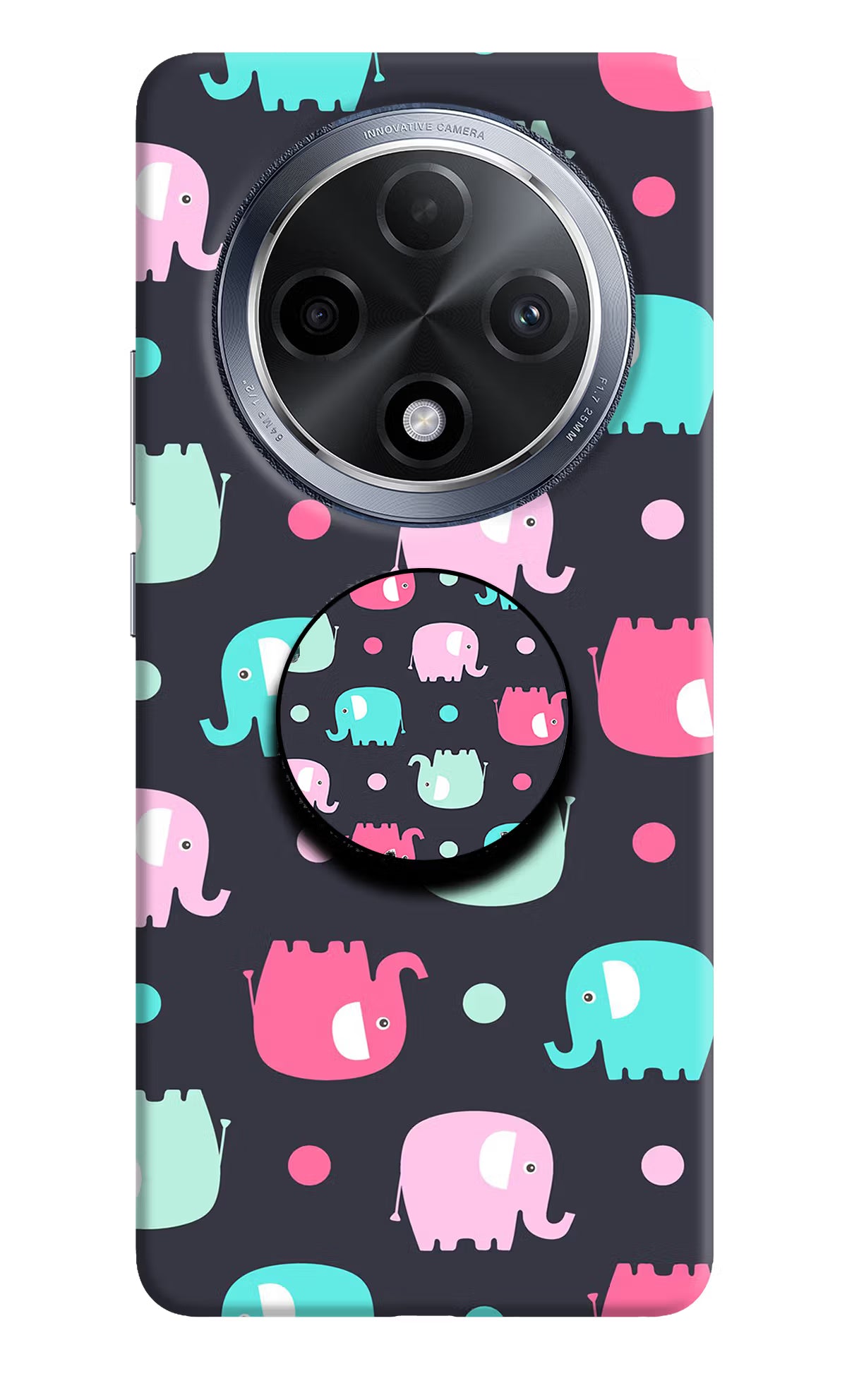 Baby Elephants Oppo F27 Pro Pop Case by Casekaro