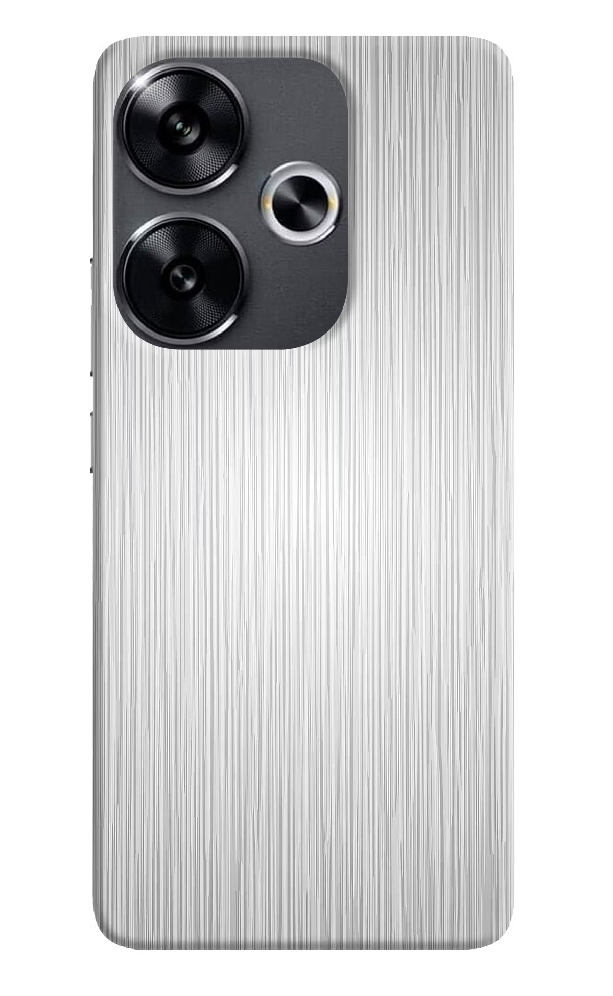 Wooden Grey Texture Poco F6 5G Back Cover
