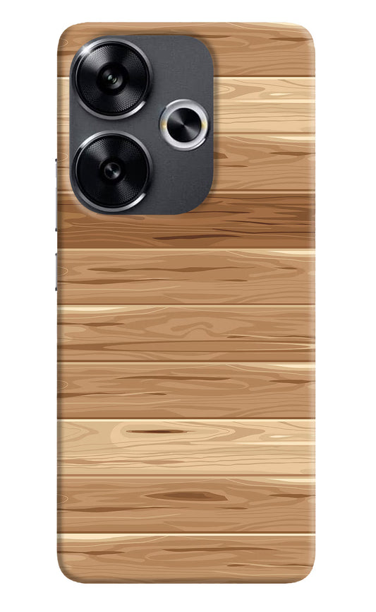 Wooden Vector Poco F6 5G Back Cover