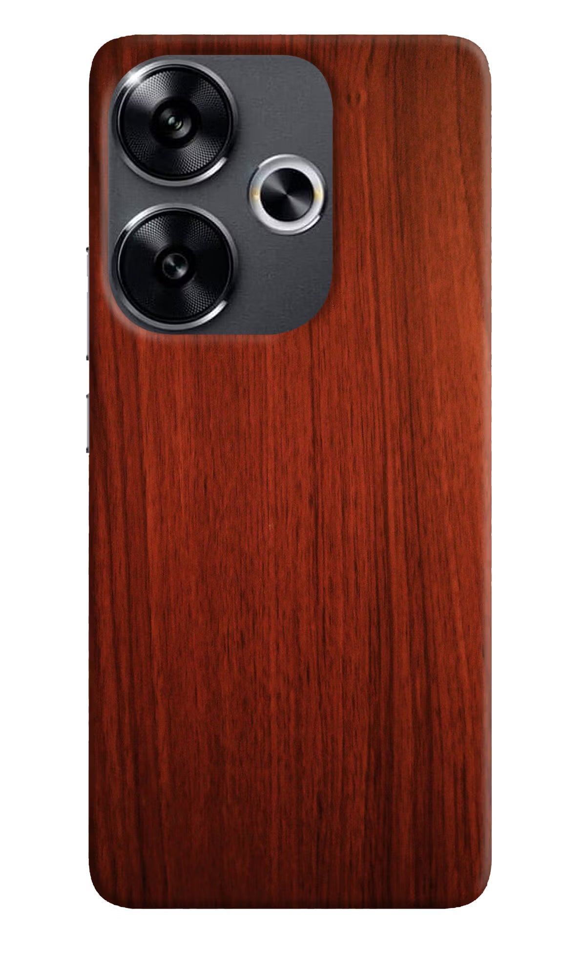 Wooden Plain Pattern Poco F6 5G Back Cover