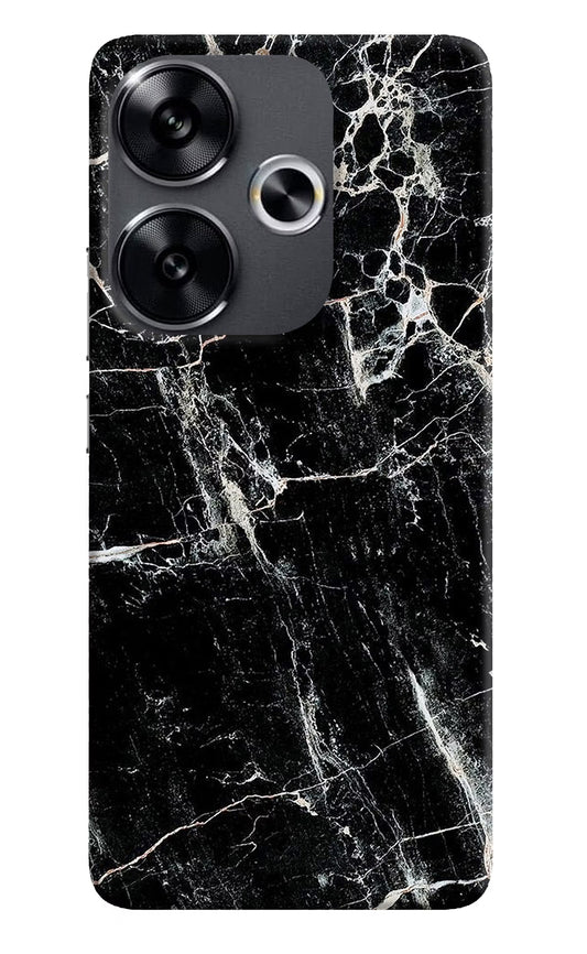 Black Marble Texture Poco F6 5G Back Cover