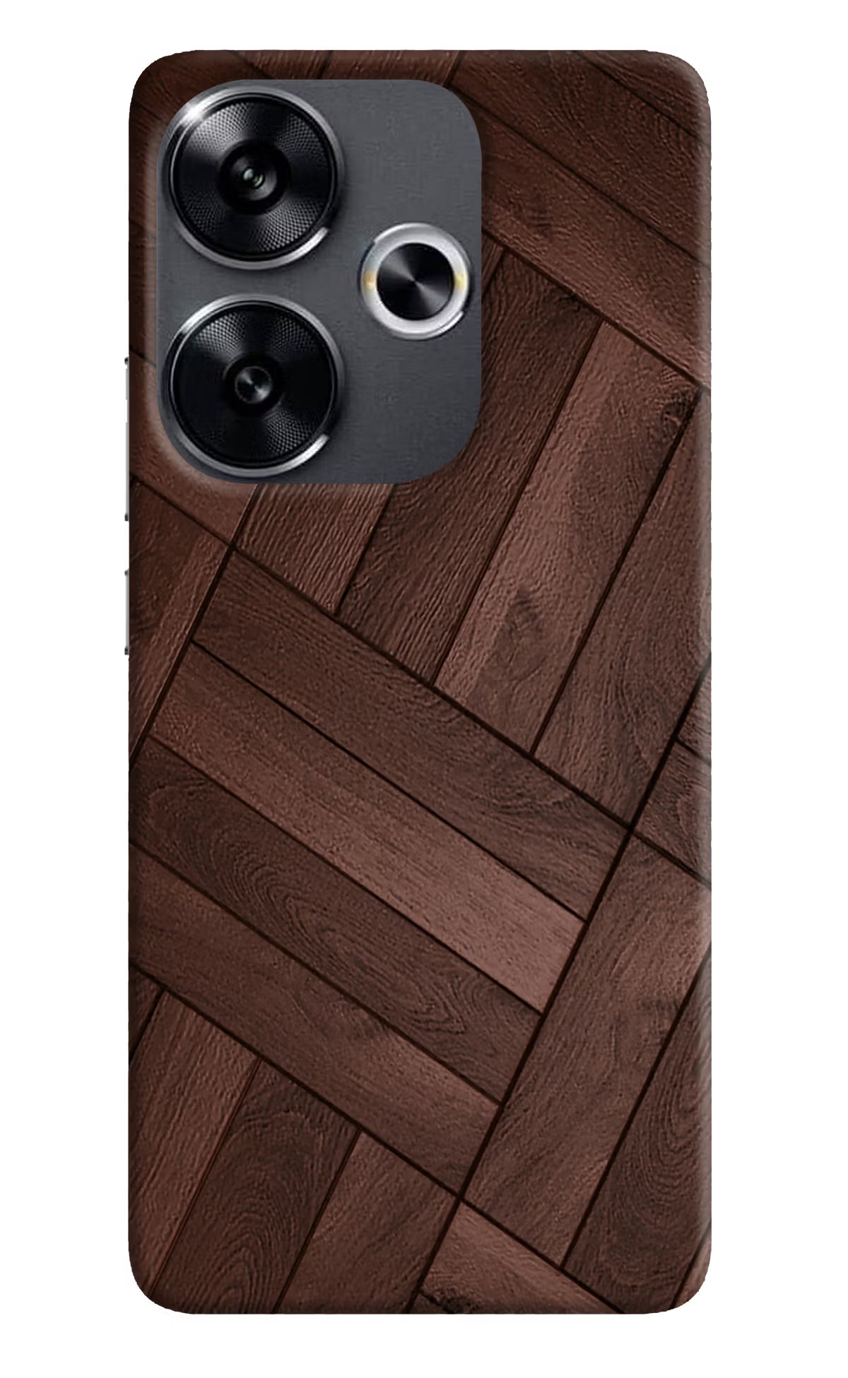 Wooden Texture Design Poco F6 5G Back Cover