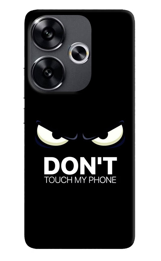 Don'T Touch My Phone Poco F6 5G Back Cover