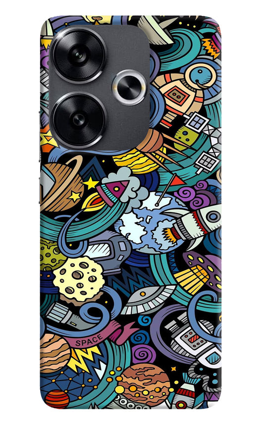 Space Abstract Poco F6 5G Back Cover