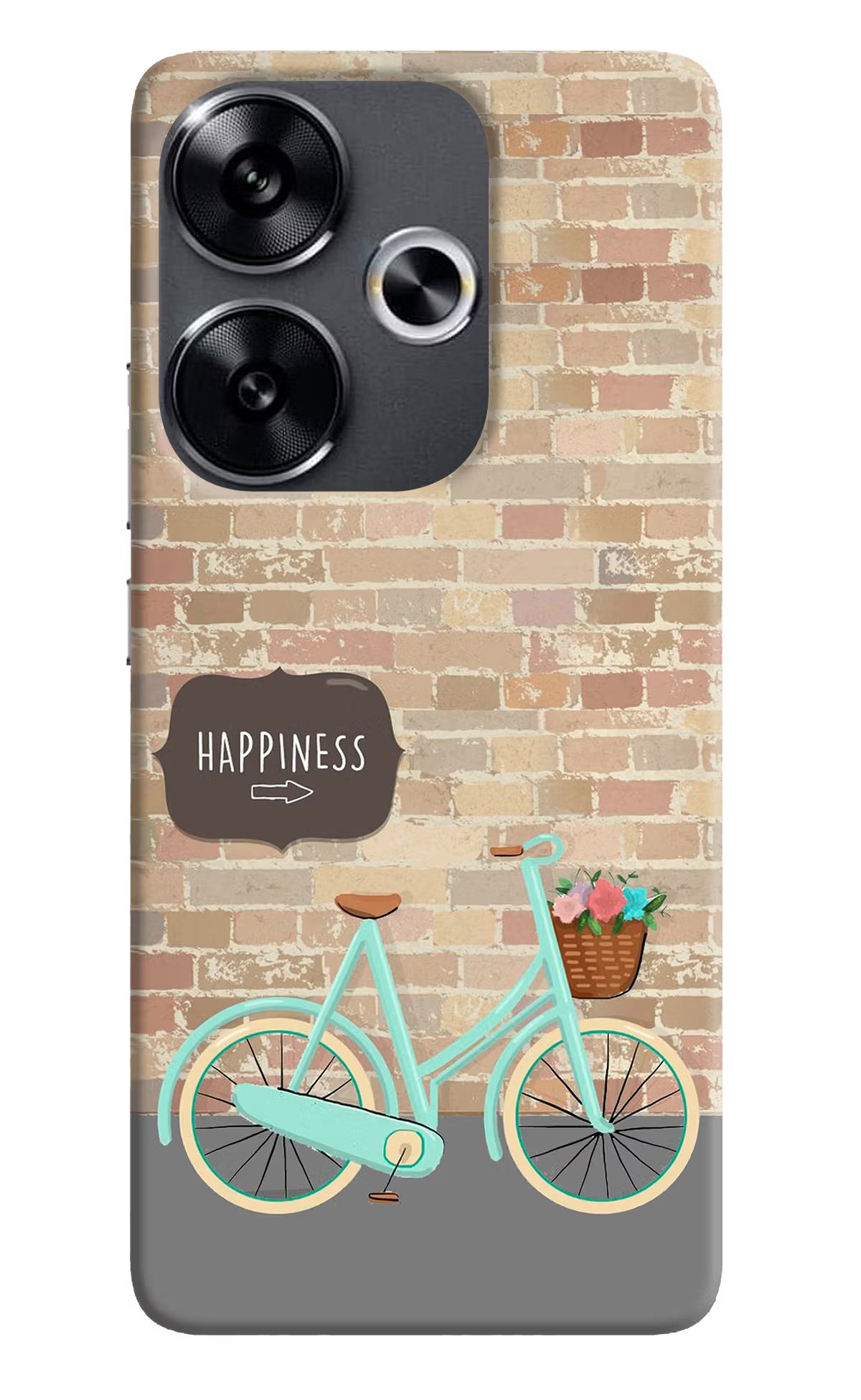 Happiness Artwork Poco F6 5G Back Cover
