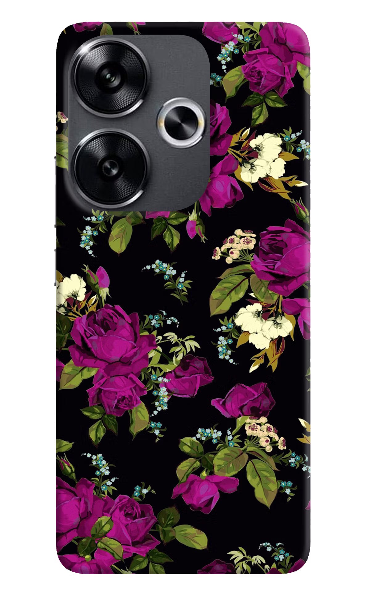 Flowers Poco F6 5G Back Cover