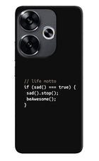 Life Motto Code Poco F6 5G Back Cover