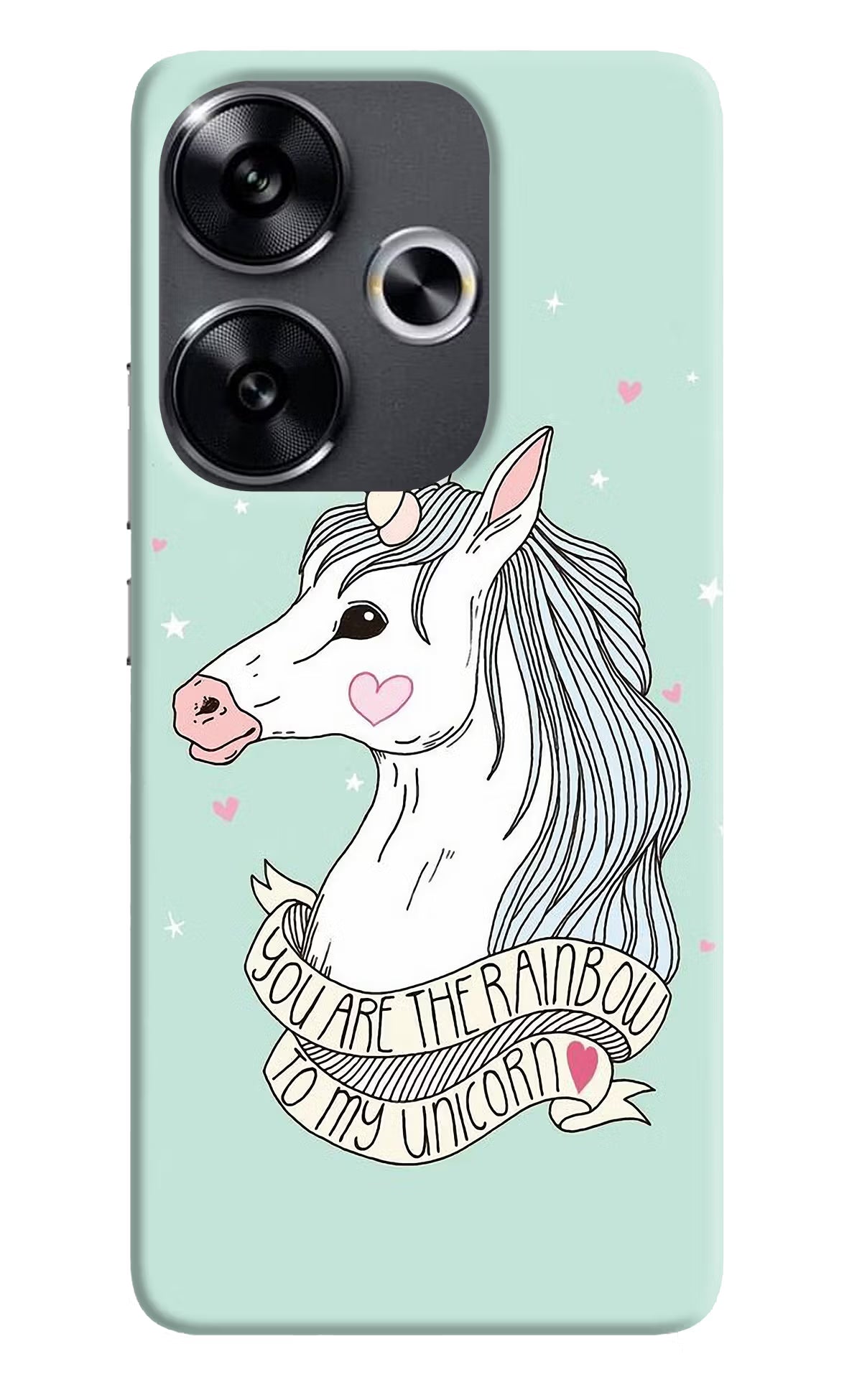 Unicorn Wallpaper Poco F6 5G Back Cover