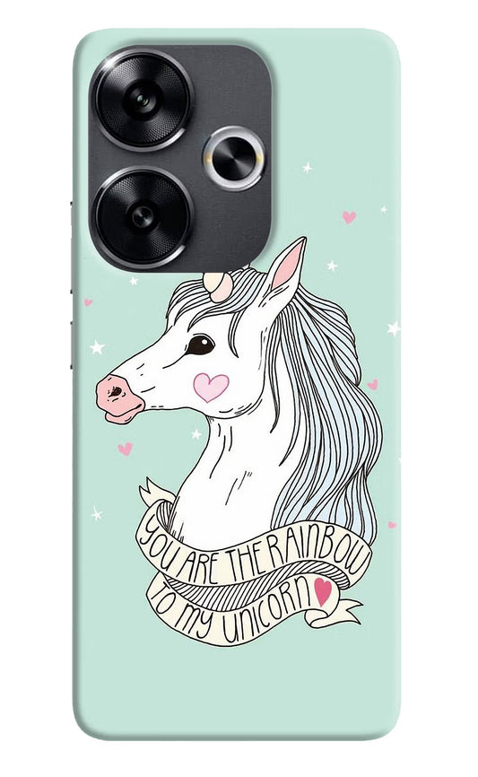 Unicorn Wallpaper Poco F6 5G Back Cover