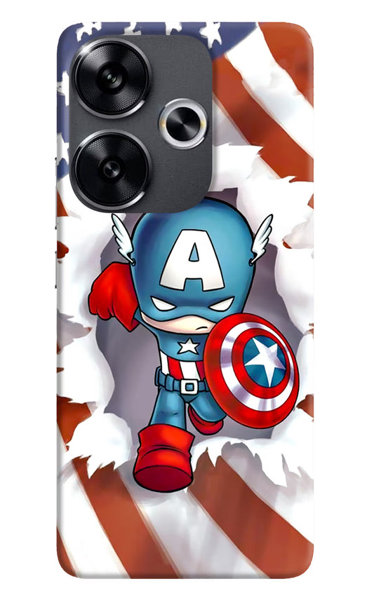 Captain America Poco F6 5G Back Cover