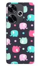 Elephants Poco F6 5G Back Cover
