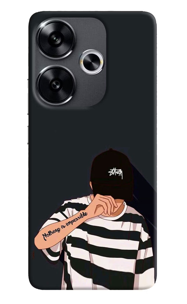 Aesthetic Boy Poco F6 5G Back Cover
