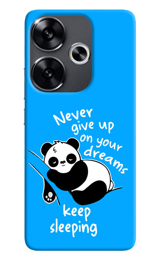 Keep Sleeping Poco F6 5G Back Cover