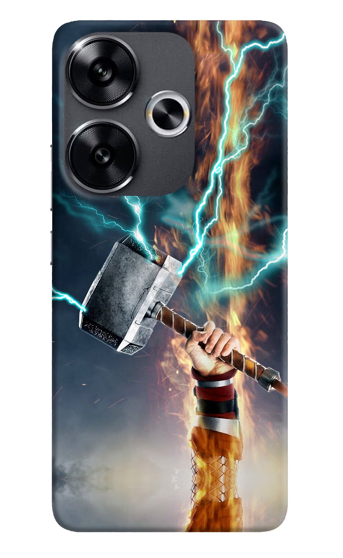 Thor Hammer Mjolnir Poco F6 5G Back Cover