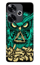 Green Owl Poco F6 5G Back Cover