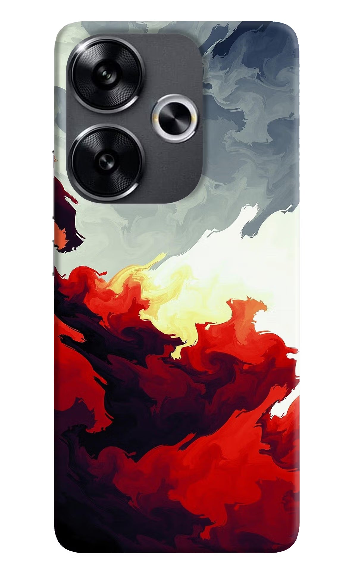 Fire Cloud Poco F6 5G Back Cover