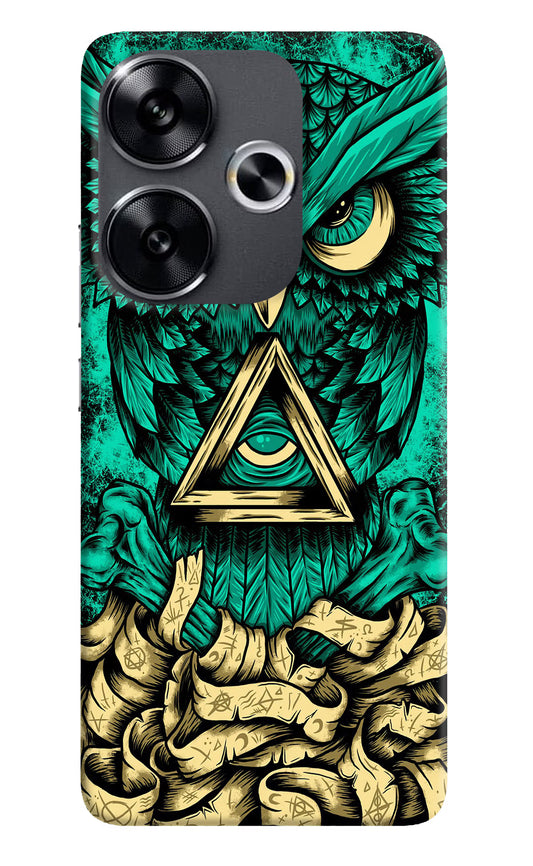 Green Owl Poco F6 5G Back Cover