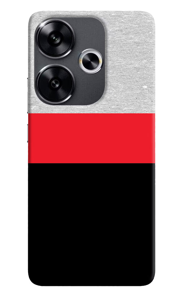 Tri Color Pattern Poco F6 5G Back Cover