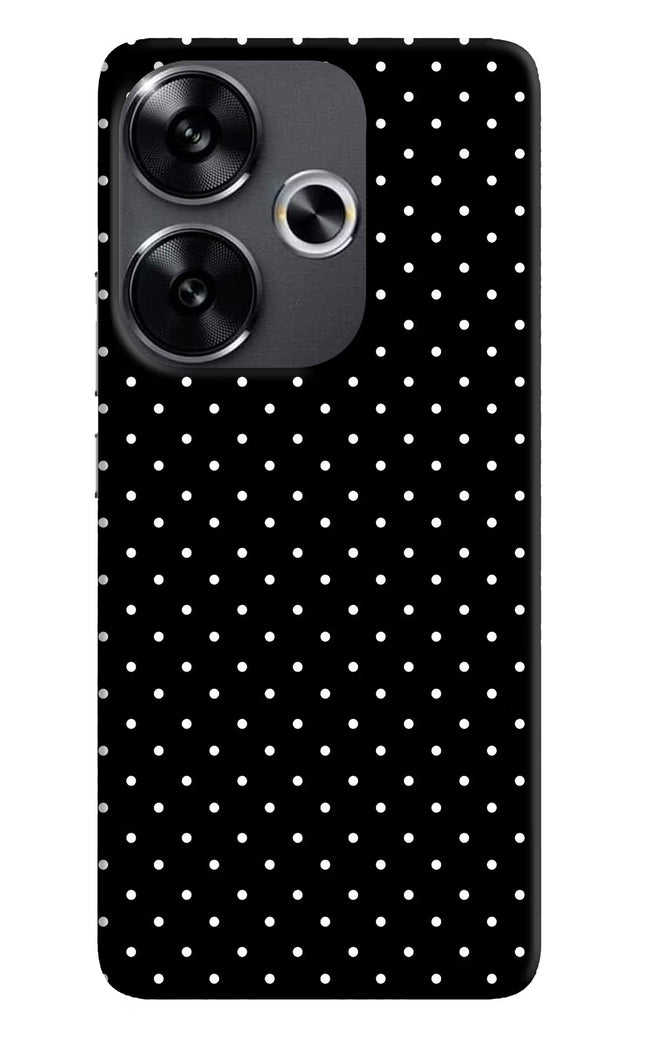 White Dots Poco F6 5G Back Cover