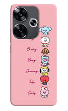 BTS names Poco F6 5G Back Cover