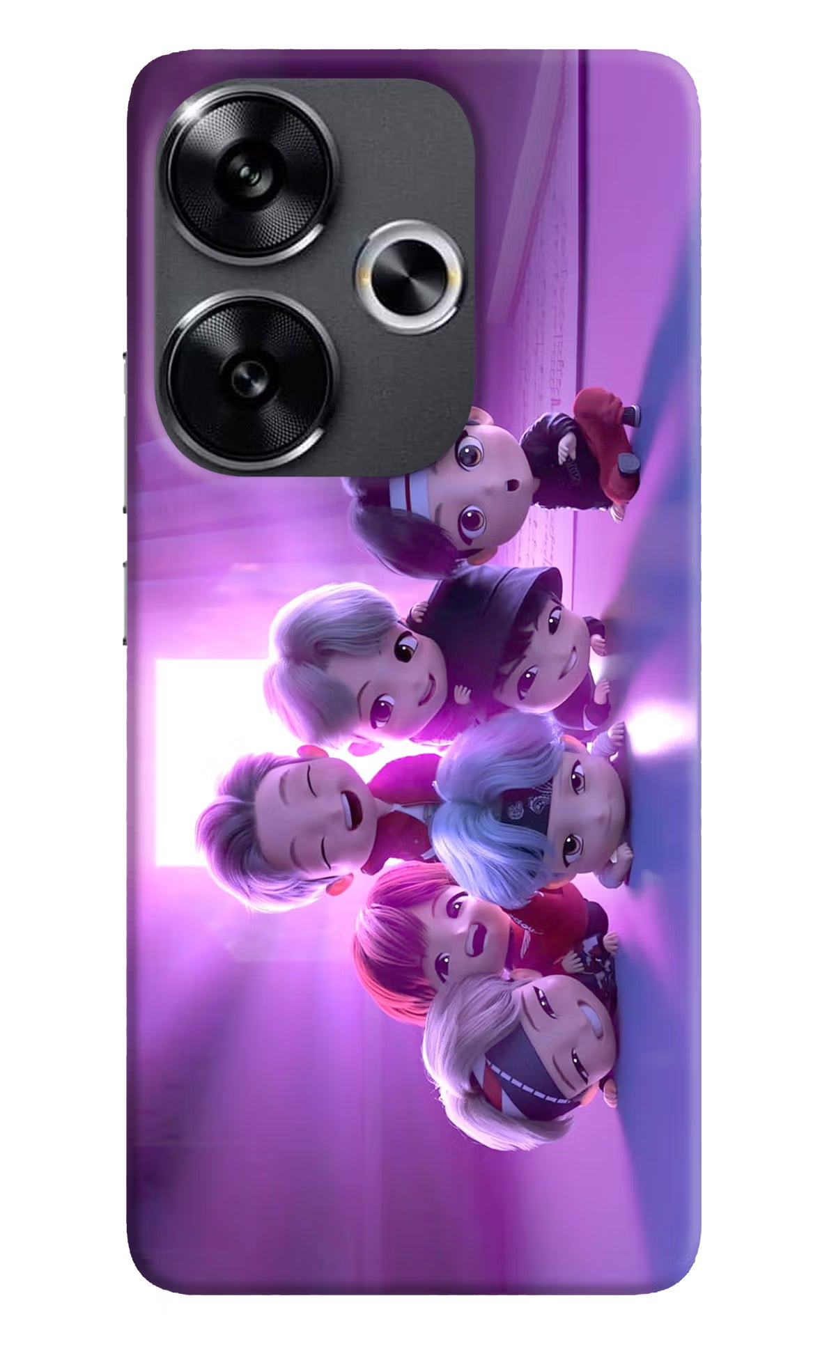 BTS Chibi Poco F6 5G Back Cover