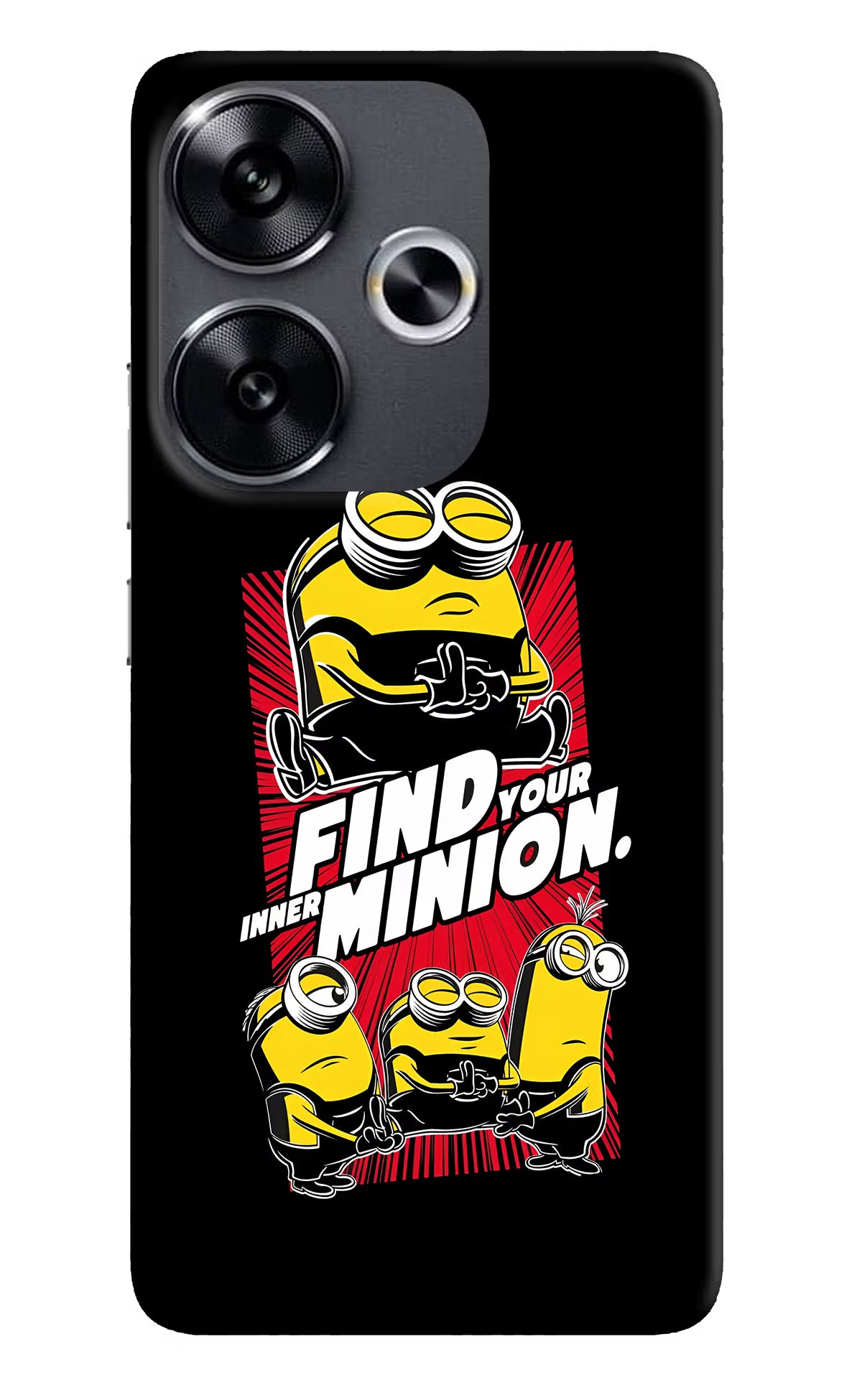 Find your inner Minion Poco F6 5G Back Cover