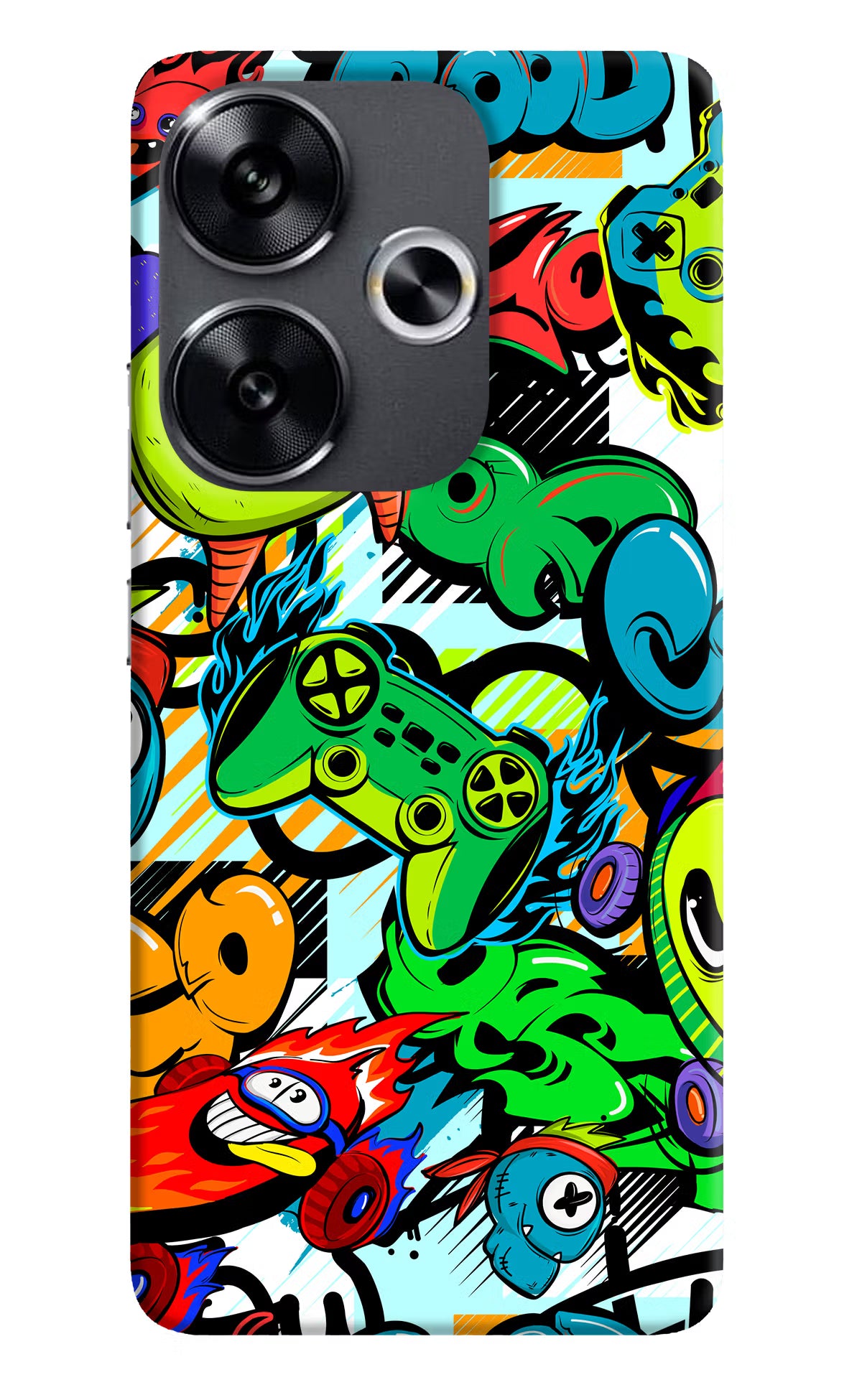 Game Doodle Poco F6 5G Back Cover