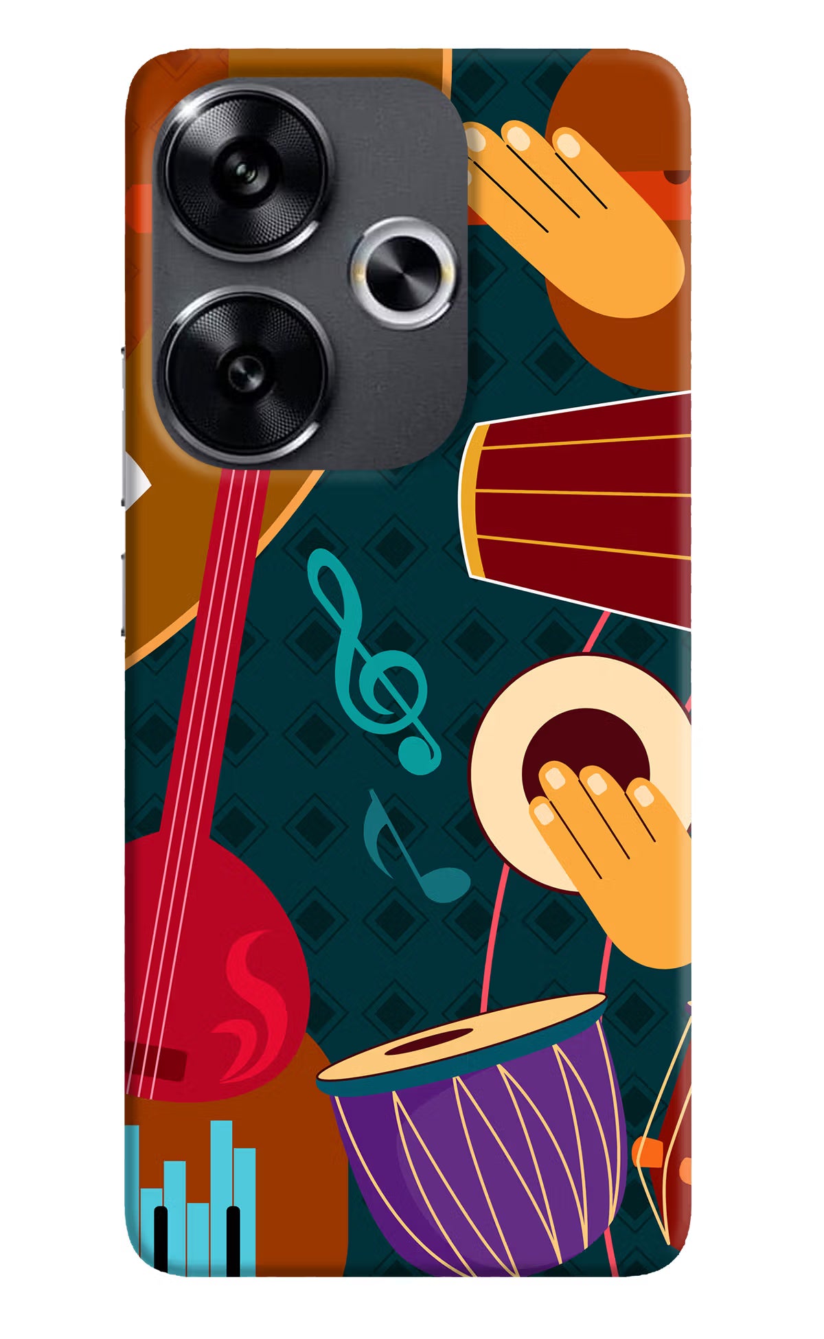 Music Instrument Poco F6 5G Back Cover