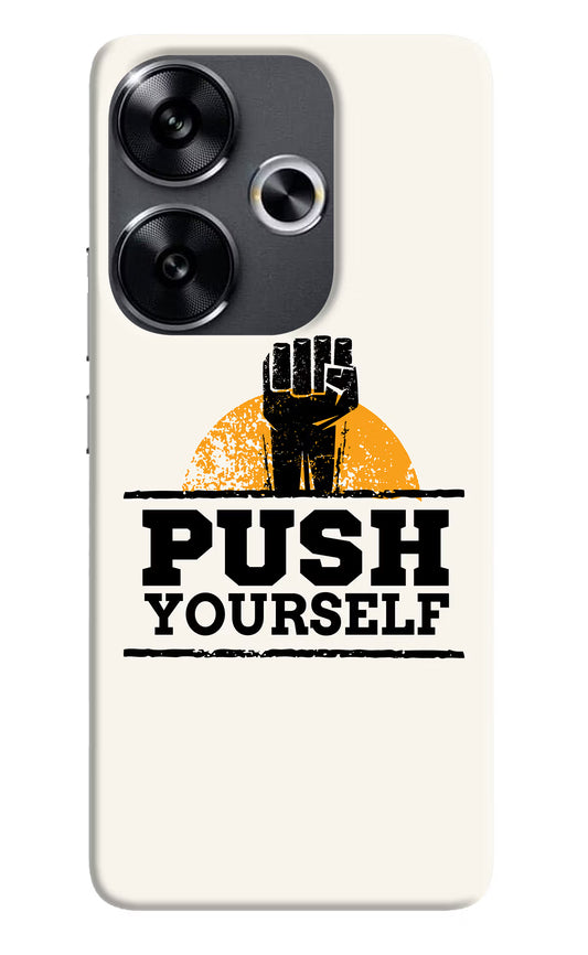 Push Yourself Poco F6 5G Back Cover