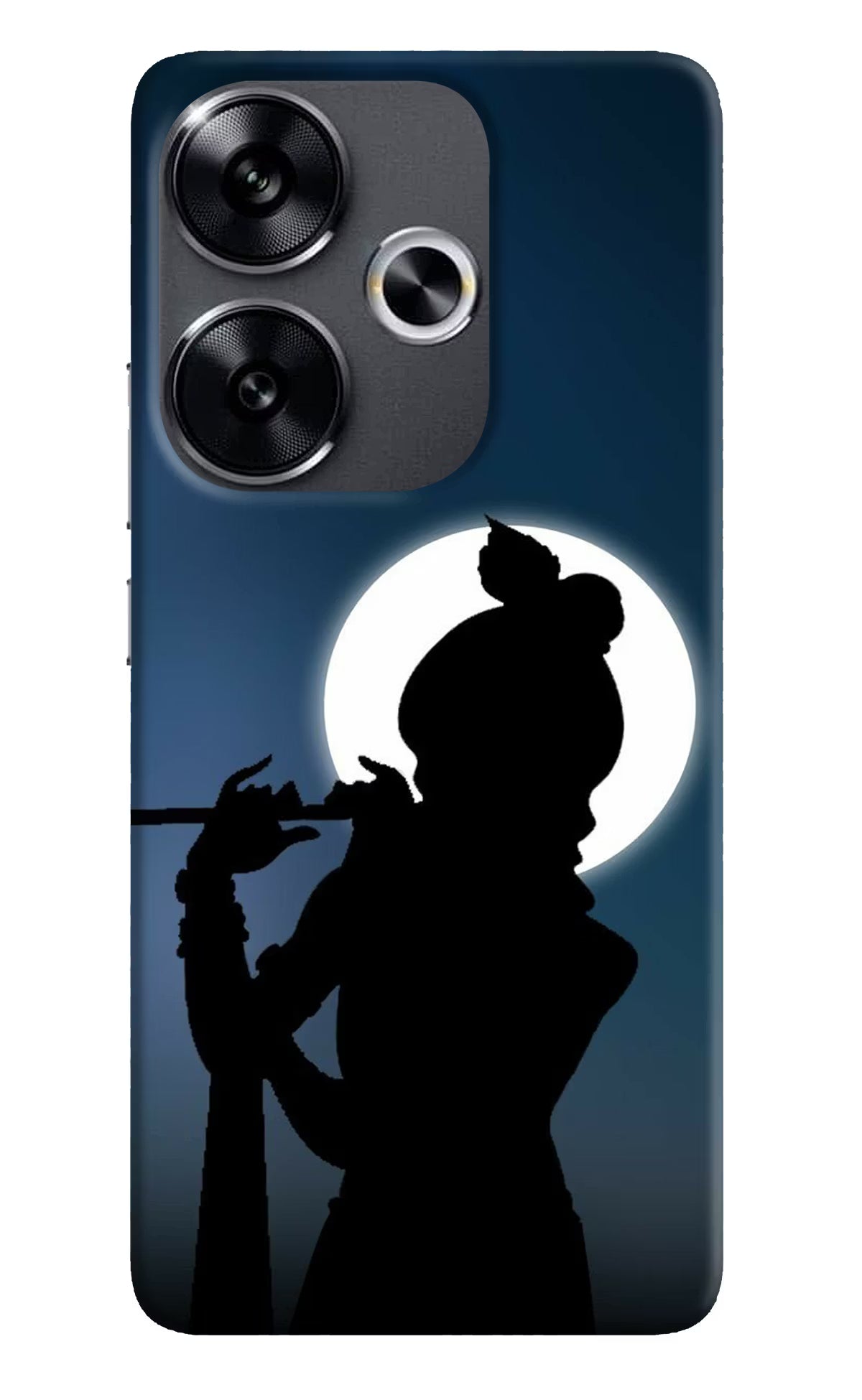 Shri Krishna Silhouette Poco F6 5G Back Cover
