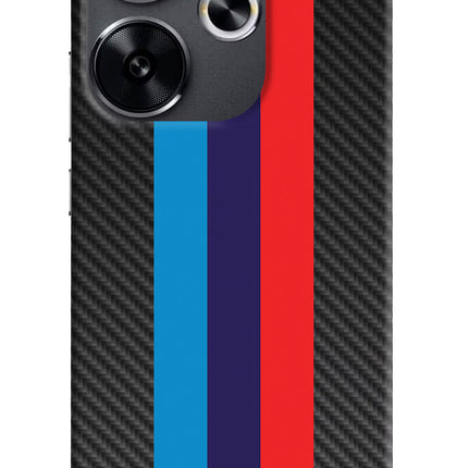 BMW Stripes Pattern Poco F6 5G Back Cover
