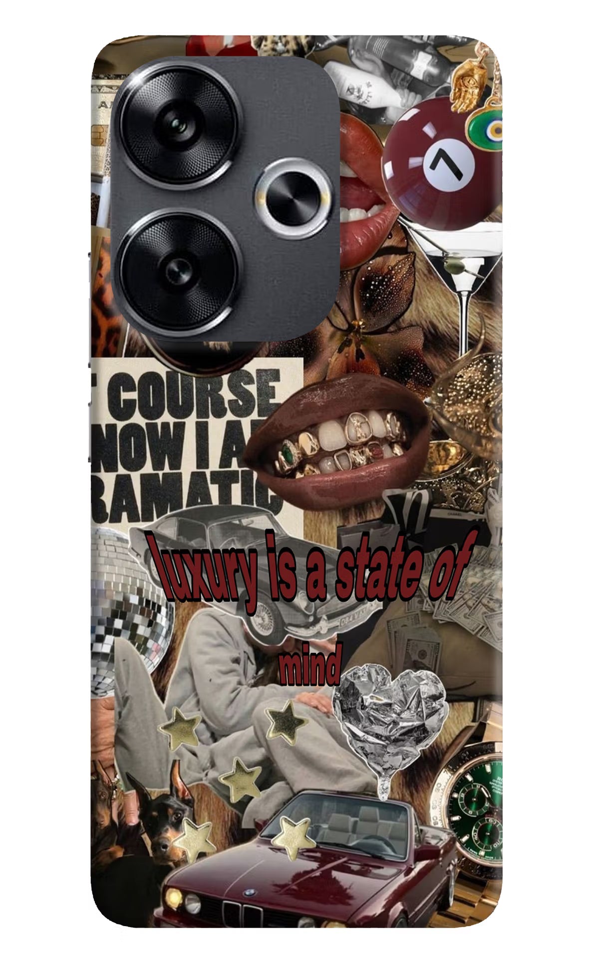 Luxury Poco F6 5G Back Cover