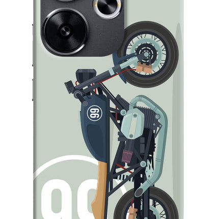Classic Cafe Racer 99 Poco F6 5G Back Cover