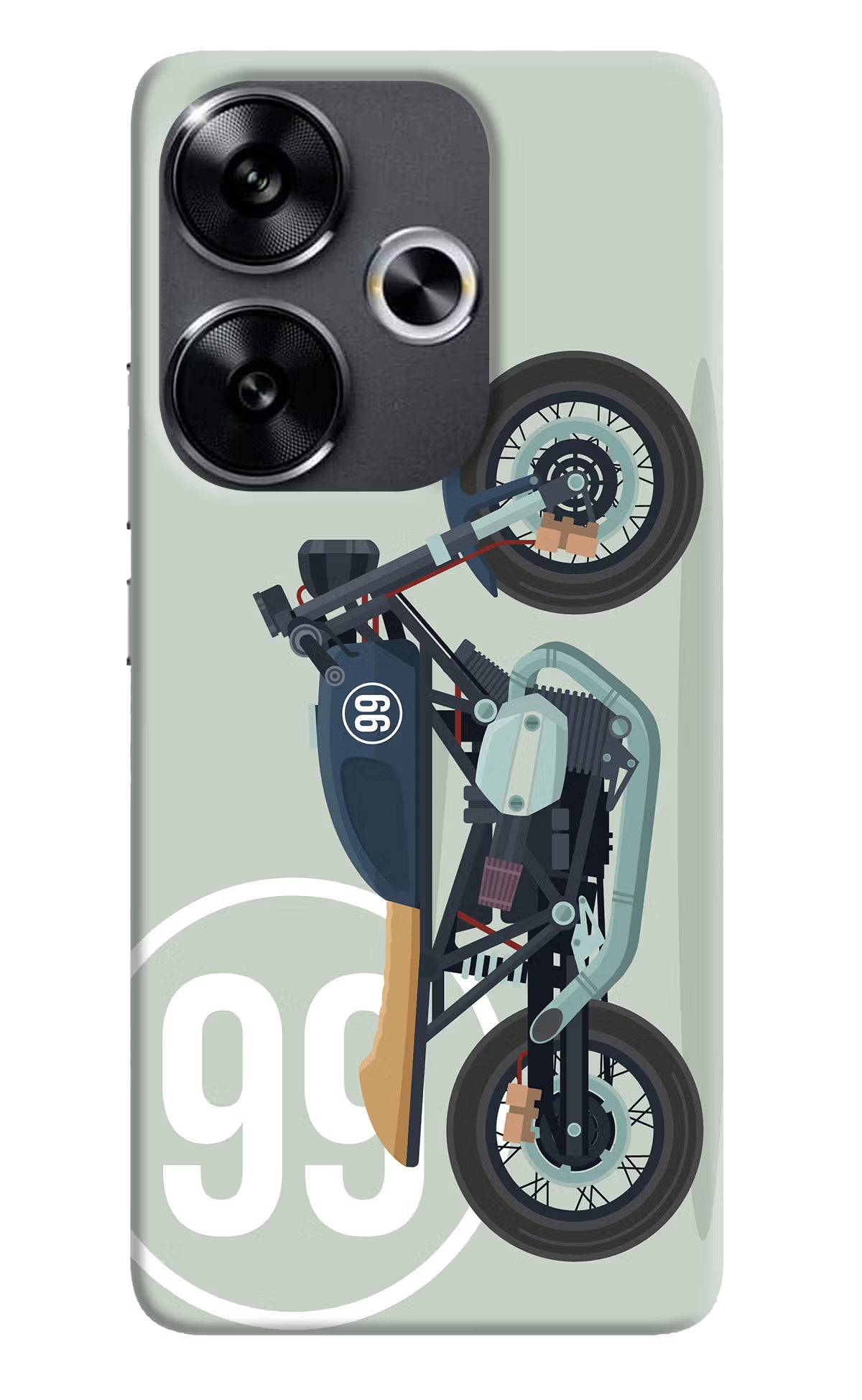 Classic Cafe Racer 99 Poco F6 5G Back Cover
