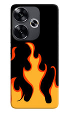 Fired Up – Black Poco F6 5G Hard Case Back Cover by Casekaro