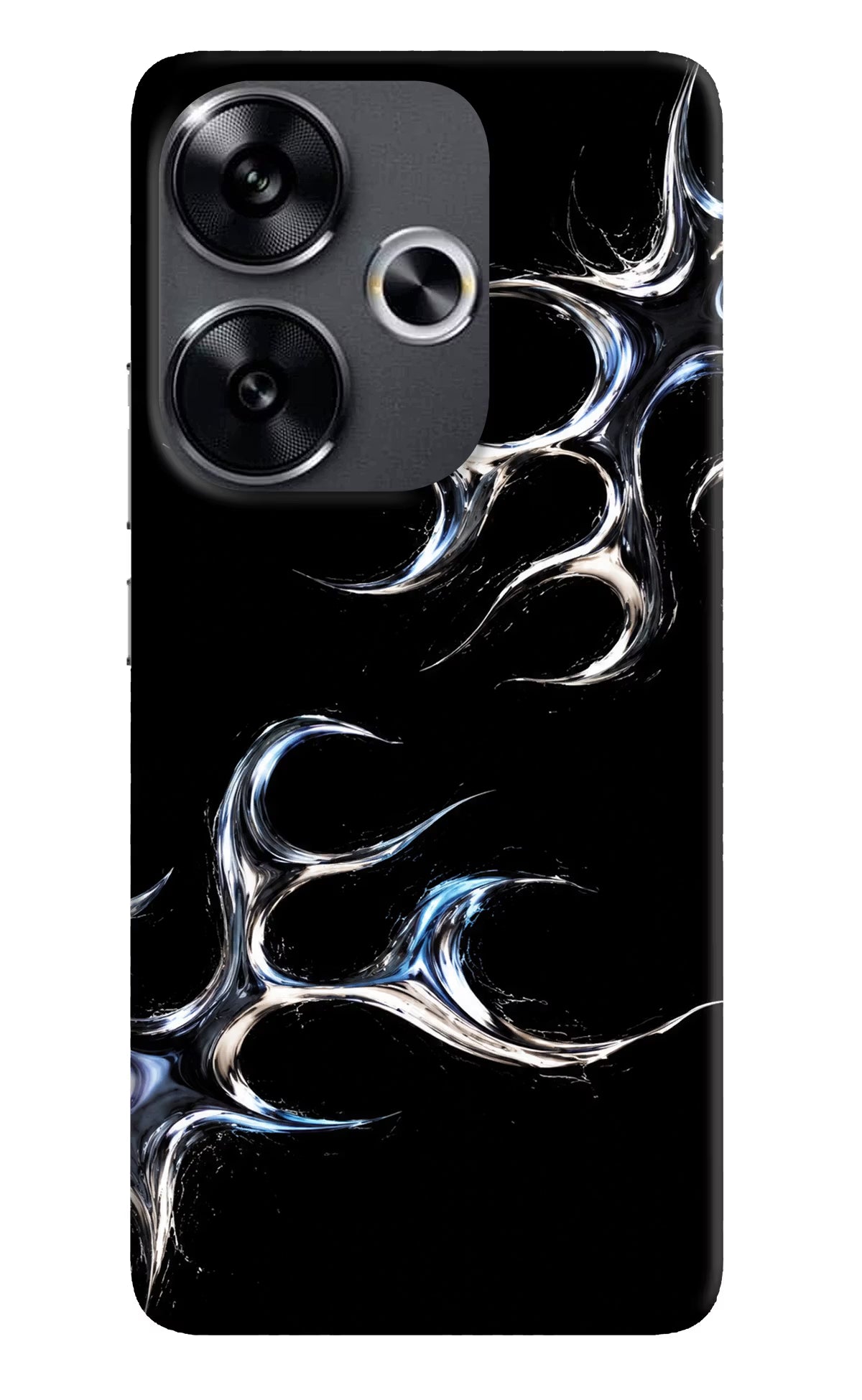 Chrome Tribal Poco F6 5G Hard Case Back Cover by Casekaro