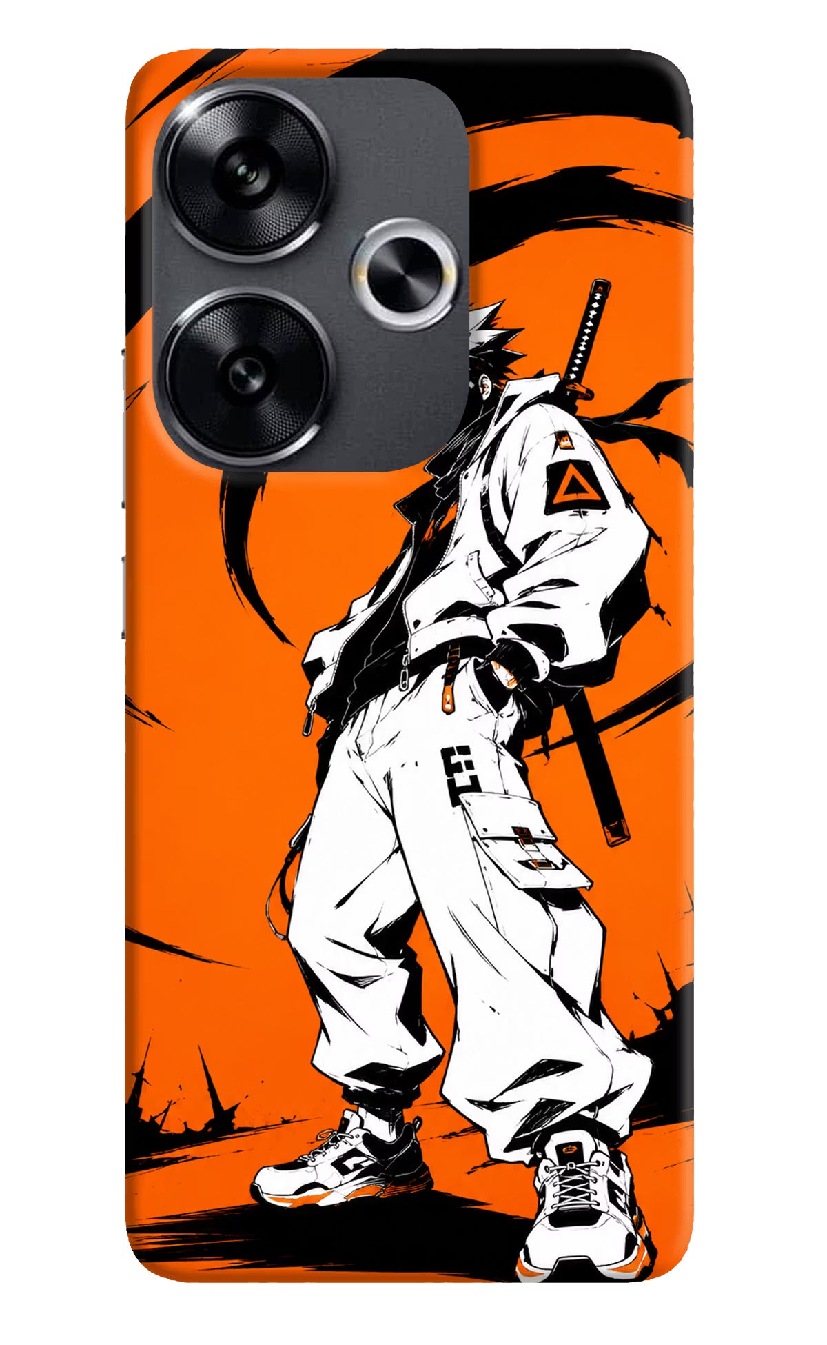 Street Samurai  Poco F6 5G Hard Case Back Cover by Casekaro