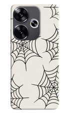 Spider Web Poco F6 5G Hard Case Back Cover by Casekaro