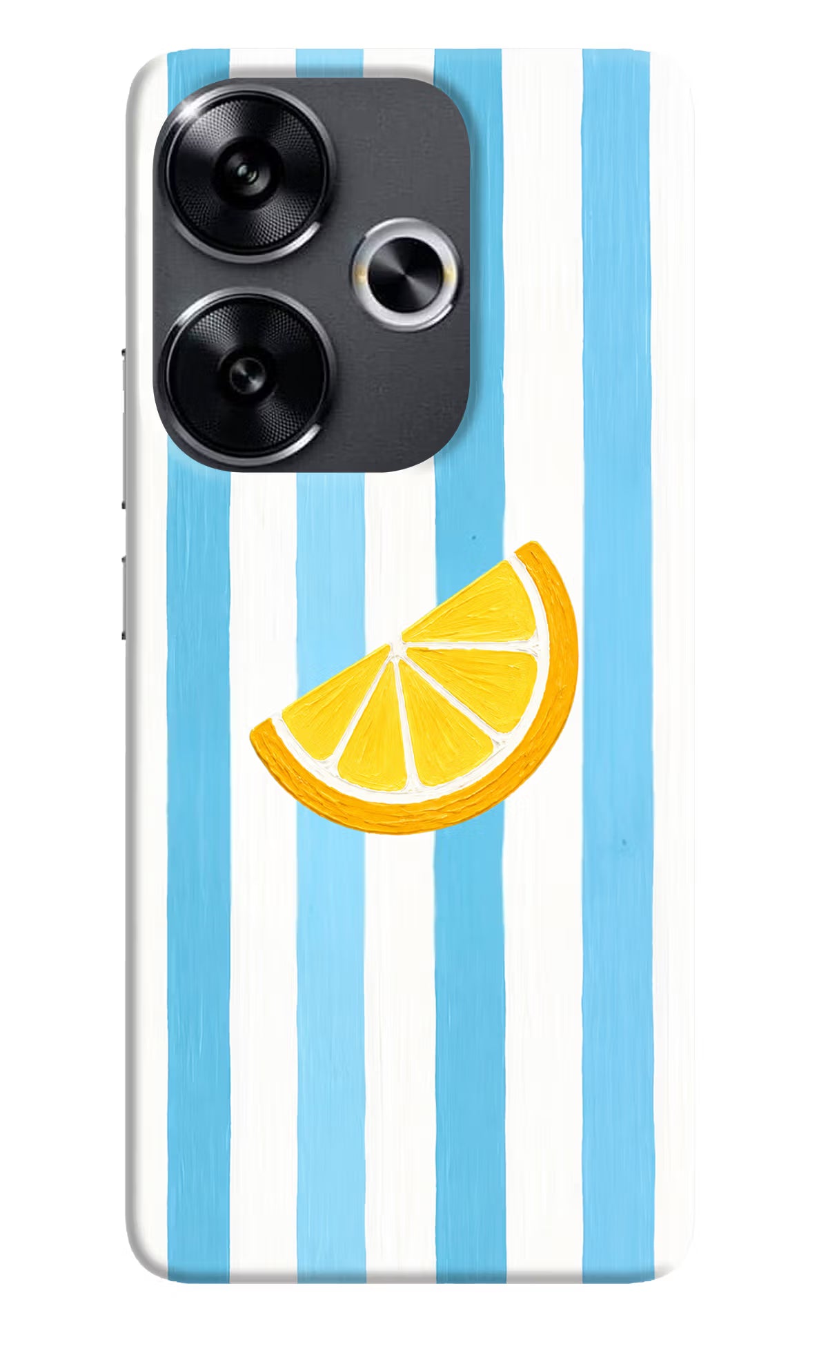 Summer Lemon Poco F6 5G Hard Case Back Cover by Casekaro