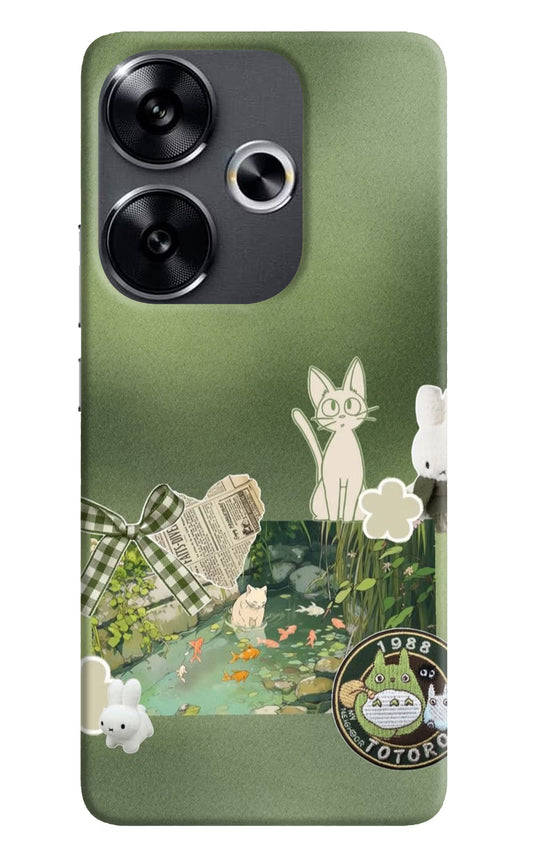 Aesthetic anime Poco F6 5G Hard Case Back Cover by Casekaro